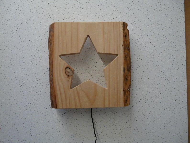 Wall lamp Stern Holz incl. Led lighting image 4