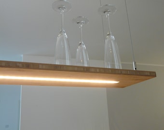 Hanglights bamboo shelf lamp LED 80 cm