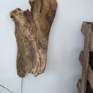 Driftwood wall light incl. LED lighting amber image 4