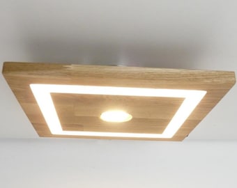 Ceiling light 39 x 39 cm oak light lamp