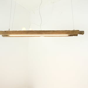 Hanging lamp 110 cm long antique beam LED light beam lamp