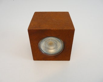 Wall lamp wooden lamp concrete coated Miny Spot Led wall lamp