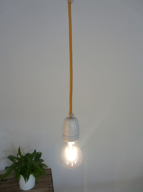 Pendant Lamp Porcelain Version Led Lamp Cable Gold