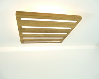 neu - Deckenleuchte Led Eiche 30 x 30 cm mit indirekter Beleuchtung