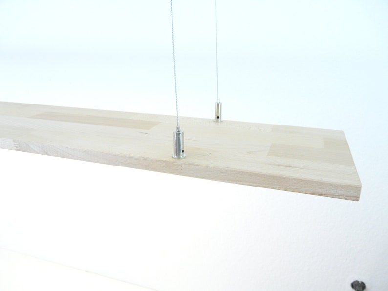 Hängelampe Buche 80 cm 100 cm 120 cm gewachst Esstischlampe Holz Wohnzimmerlampe Leuchte Holz Bild 4