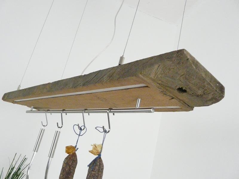 Lámpara de cocina rústica lámpara de mesa de comedor hecha de | Etsy