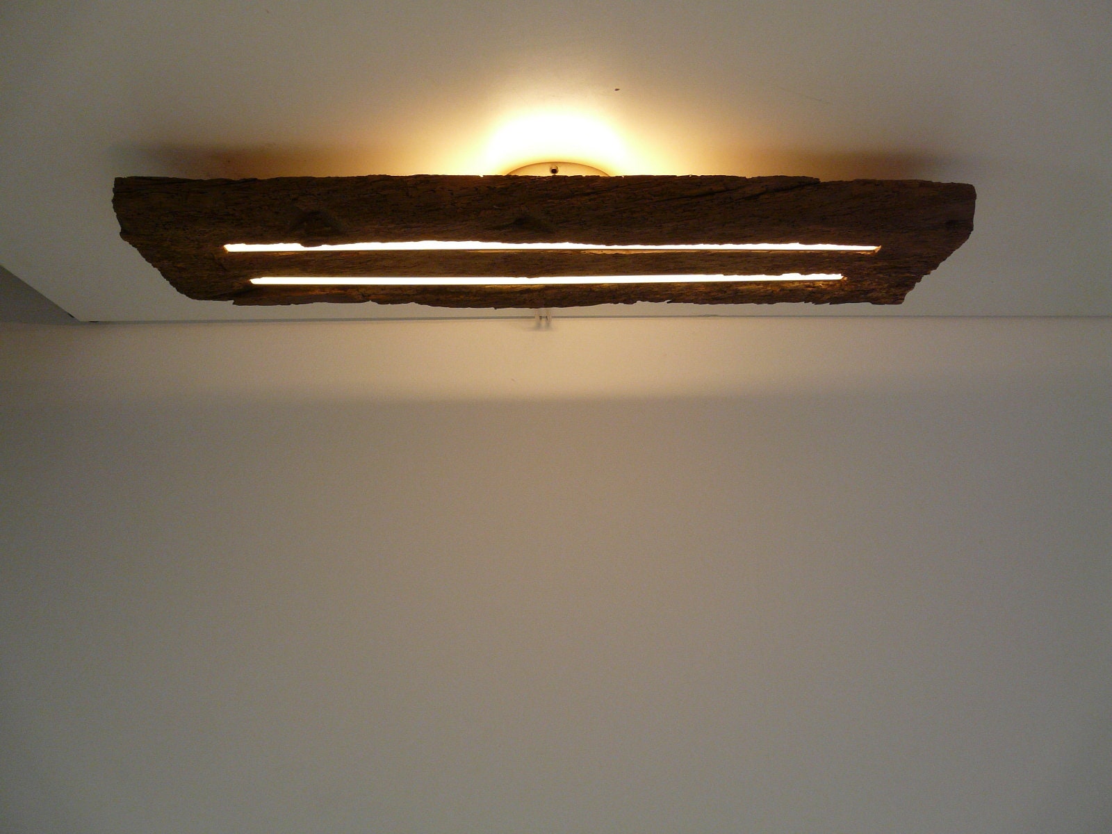 Led Lampe Deckenleuchte aus rustikalen antiken Eichenbalken | Etsy