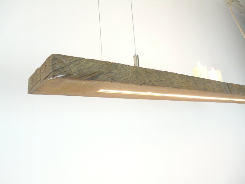 XL Hanging Lamp Antique Beam Lamp Upper Underlight image 6