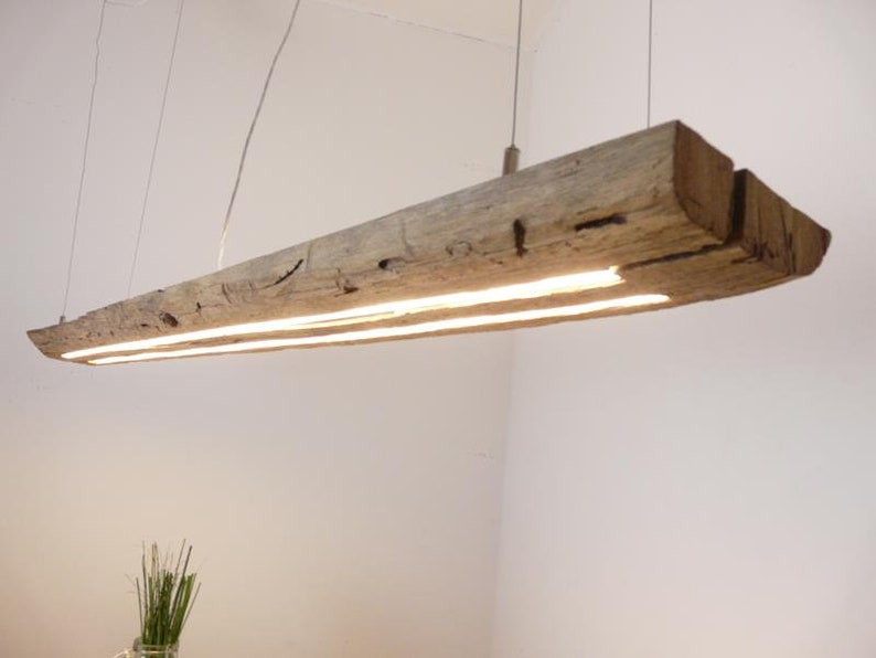 Eiche Hängeleuchte Leuchte Led Lampe Esstischlampe ...