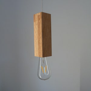 Hängelampe Eiche geölt LED Lampe