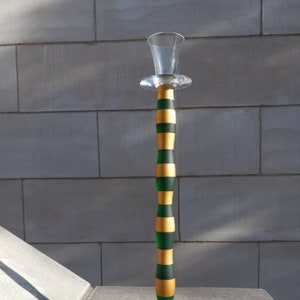 Orrefors Celeste Candlestick by Anne Nilsson 16-1/8&quot;