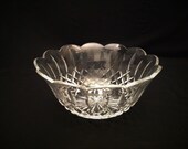 WATERFORD CRYSTAL Lismore 9 in Scalloped Bowl