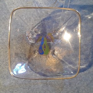 MCM George Briard Bowl Dish ~ 22K Gold Accented Dish Bowl