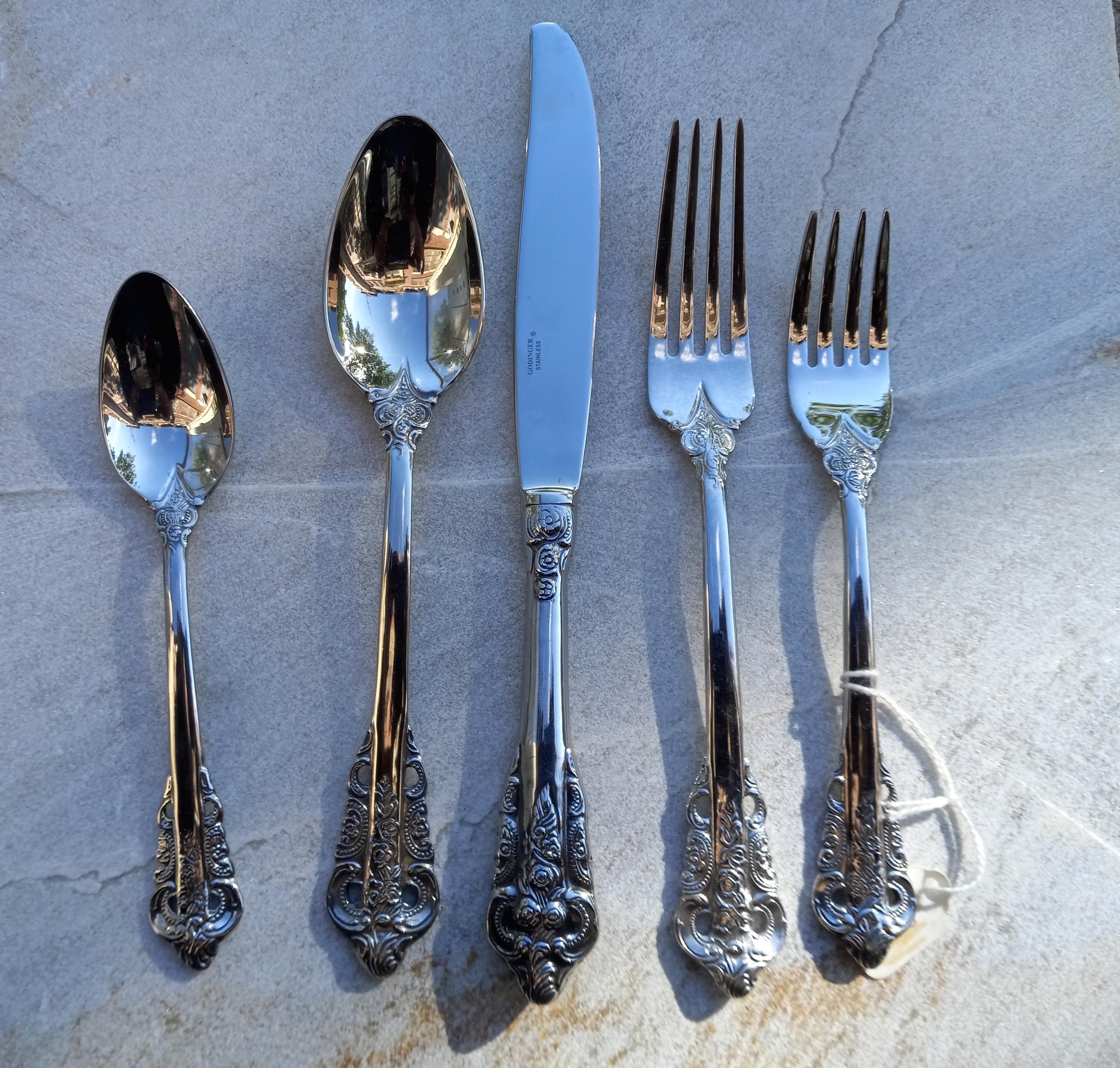 Godinger Baroque Flatware Etsy