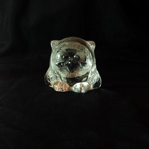 MCM Goebel Glass OWL Paperweight