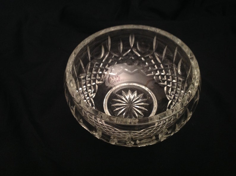 WATERFORD CRYSTAL Nocturne Round Bowl 5.25 Etsy