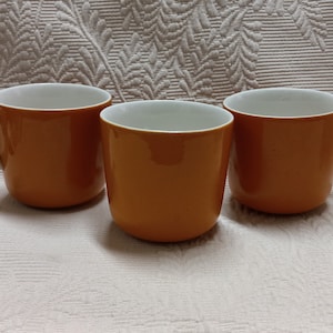Vintage Three (3) Mikasa Pastelle Vintage Cups