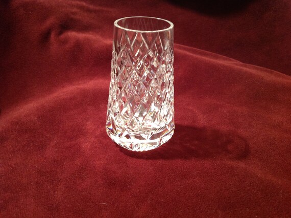 Tyrone Crystal Sperrinstall Shot Glass Bud Vase Etsy