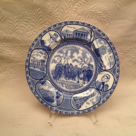 Collectibles Art & Collectibles Massachusetts Souvenir Plate Plymouth