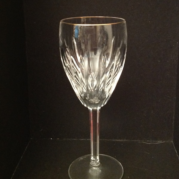 WATERFORD Golden Carina Claret  Wine Glass 7.125"