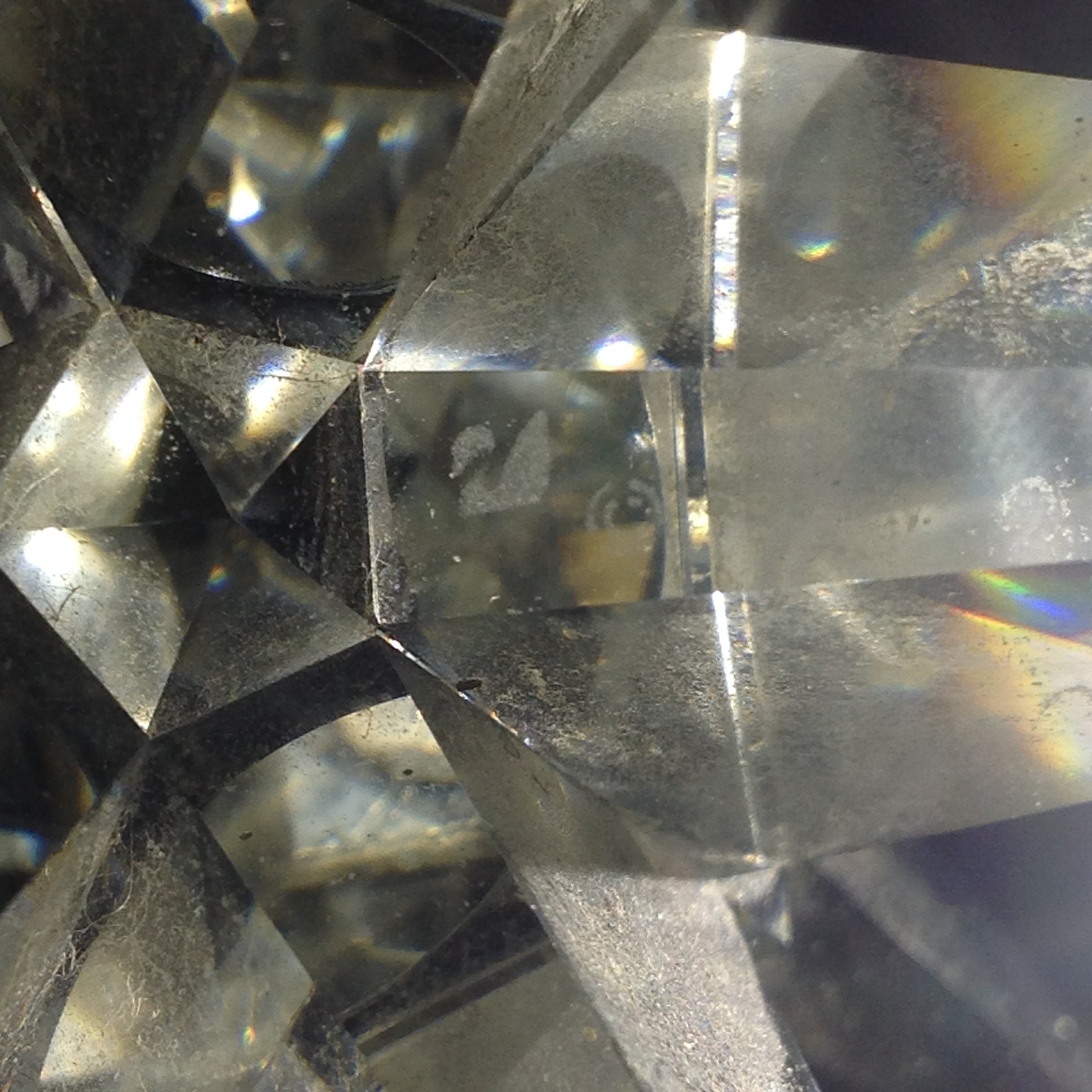 Large Swarovski Crystal Star Shaped Candle Holder Faceted Tips Etsy