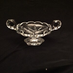 A. H. Heisey Company Priscilla Colonial Open Jelly Compote / Tazza