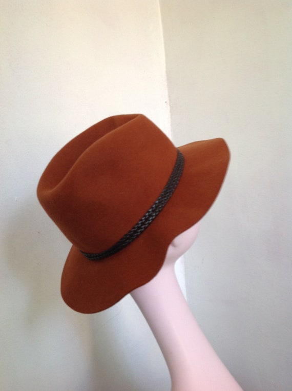 San Diego Hat Company Womens Rust Fedora  Double … - image 4