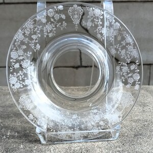Cambridge Rose Point Plate - Etsy