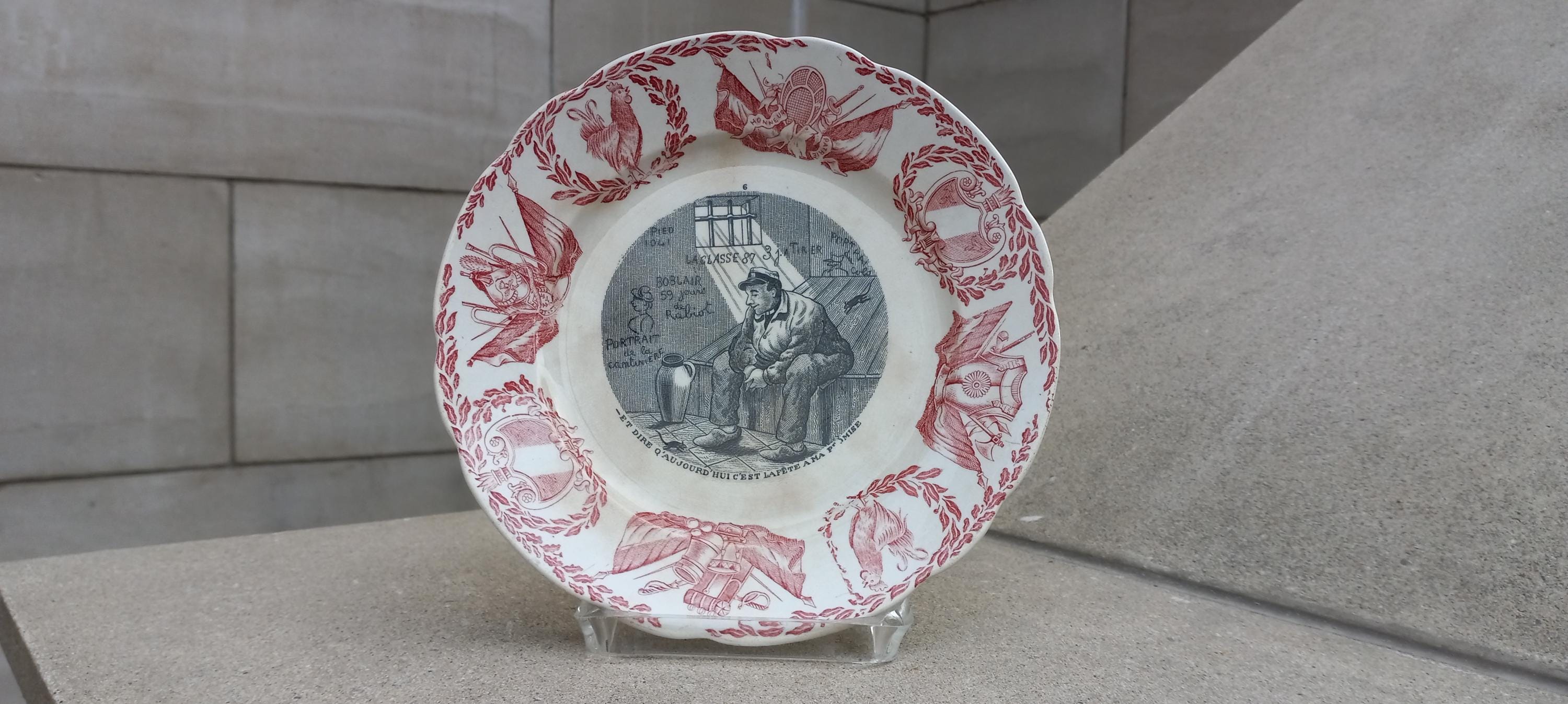 フランスアンティーク｜バドンヴィレール窯のサービングプレート