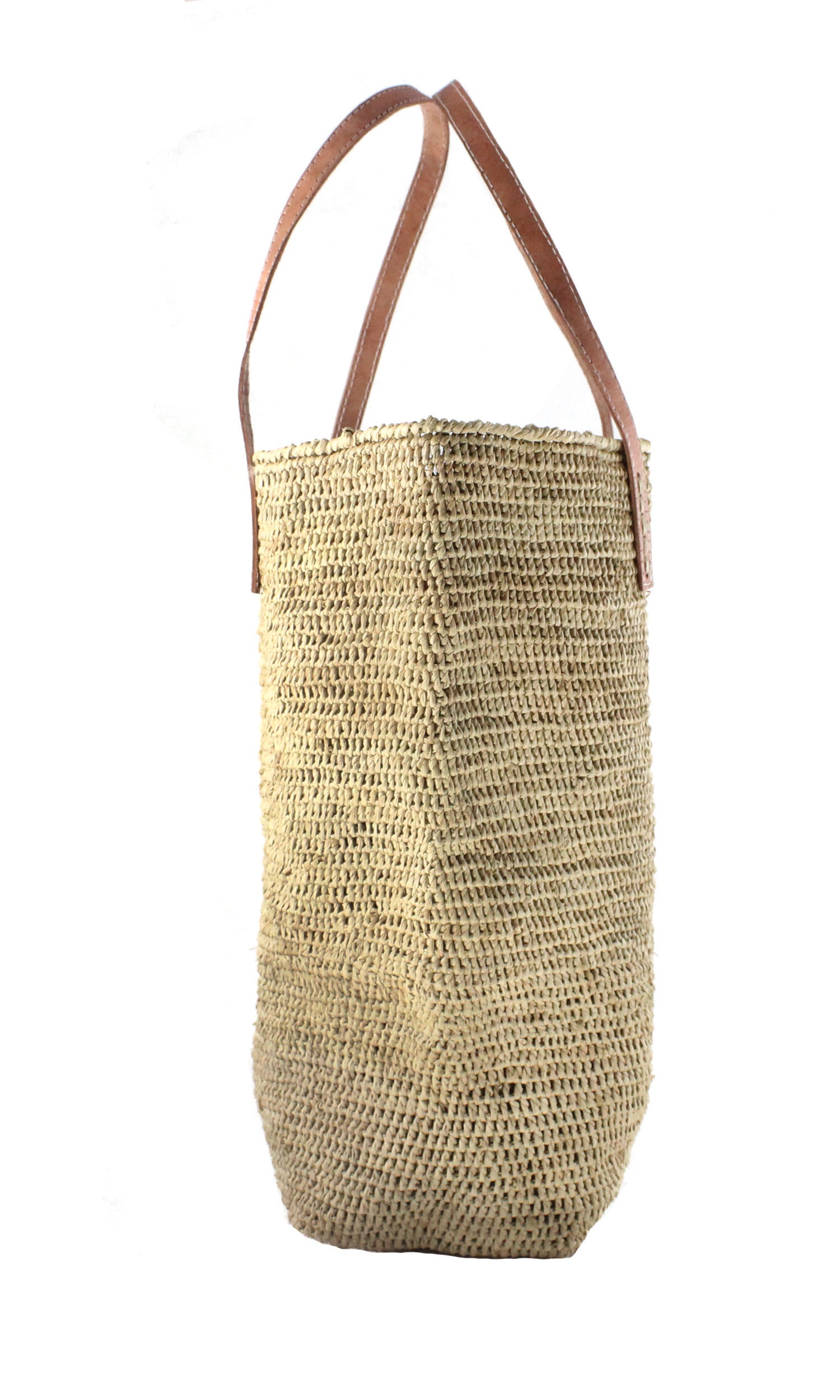 Eco friendly Raffia Tote Bag crochet Market Bag packable Straw Bag