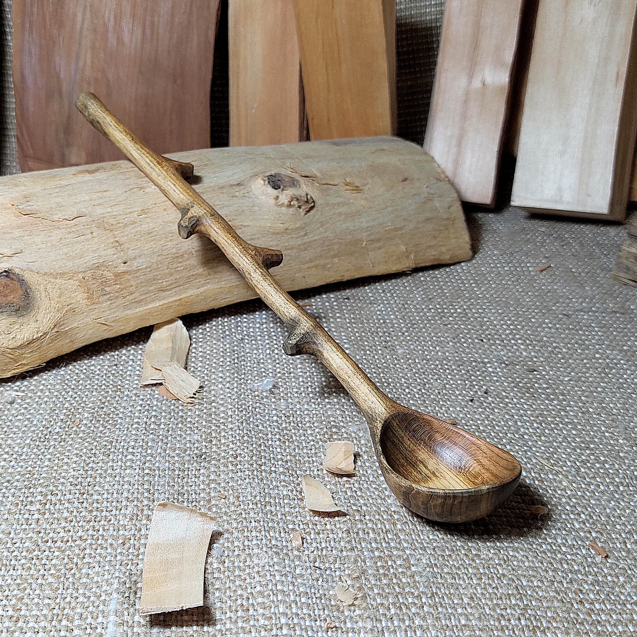 Handmade long handle wooden spoon Hand carved cocktail spoon Etsy