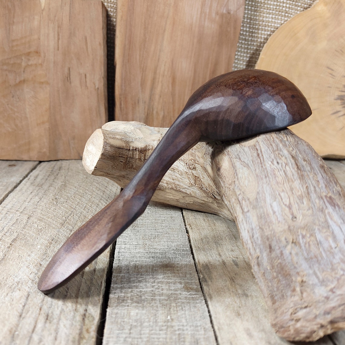 Hand carved coffee scoop wooden tea scoop measuring spoons Etsy
