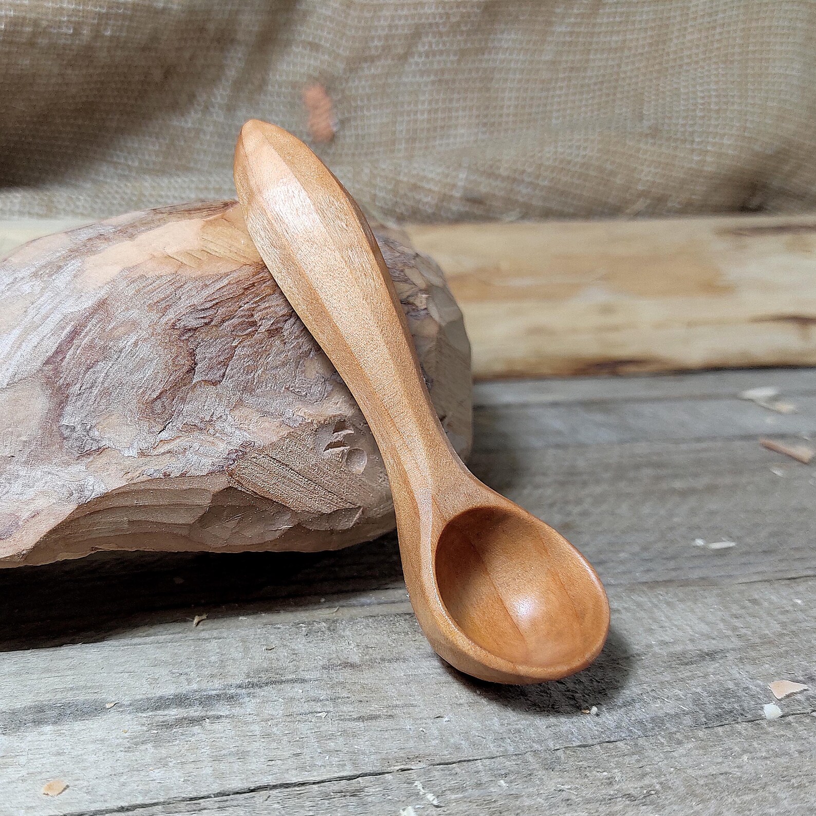 Handmade small wooden spoon Mini dessert spoon Spoon for Etsy