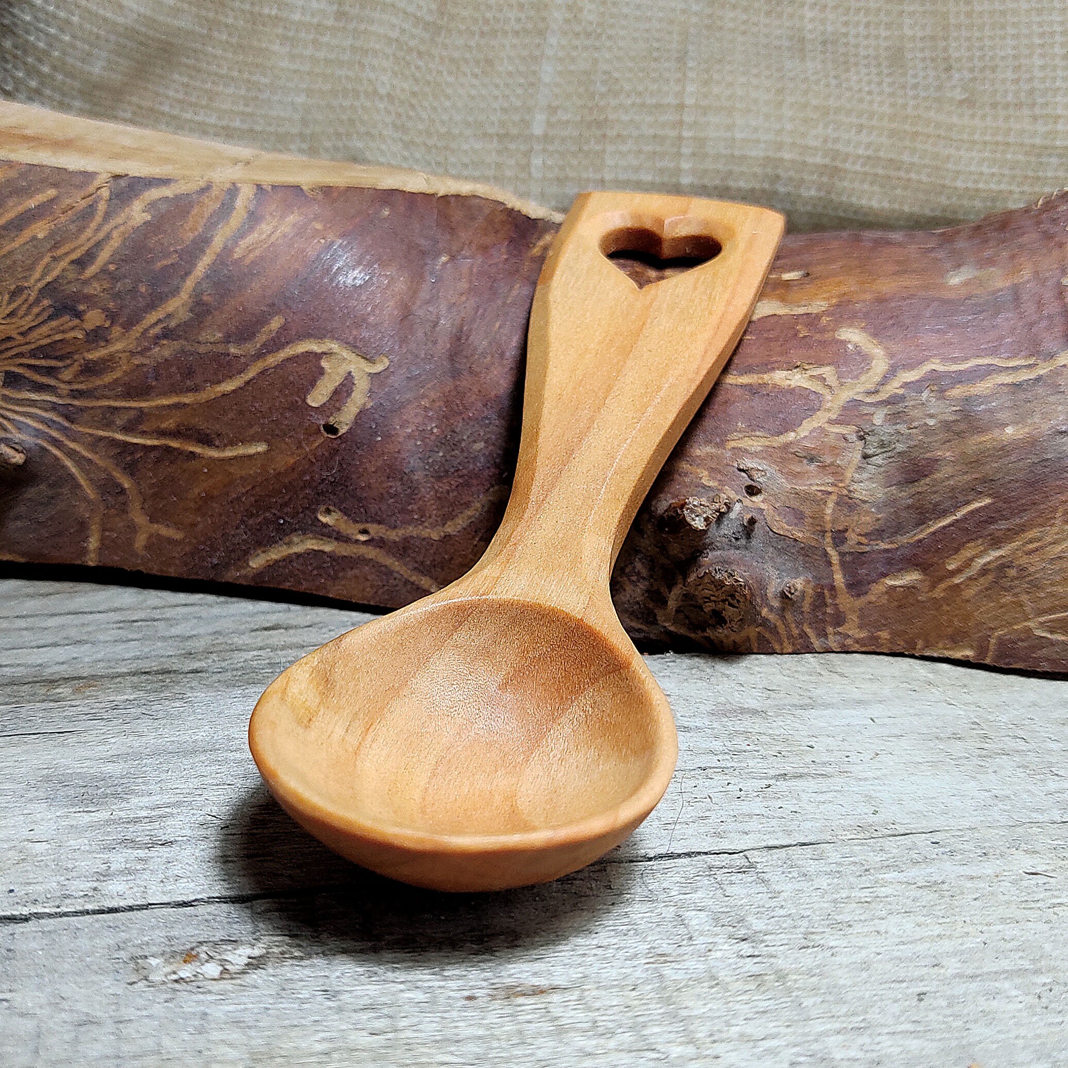 Wooden coffee scoop wooden tea scoop mini measuring spoon Etsy