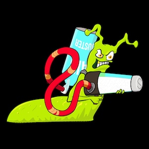 Slug A-Salt sticker decal for car window, tumbler, laptop, water bottle