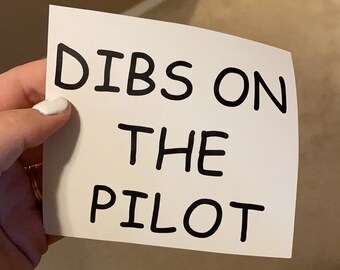 Pilot/'s Wife vinyl decal