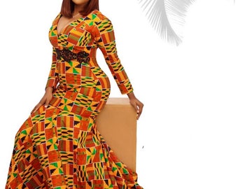 maternity gowns made with ankara