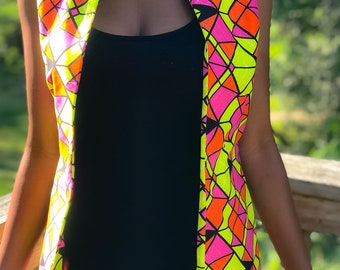 MOIRA- Kimono/Vest/African print/ African print dress/ Ankara fabric/ Ankara jacket/ African print kimono/ Ankara kimono/ kimono vest