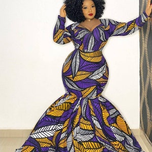 ankara dresses long
