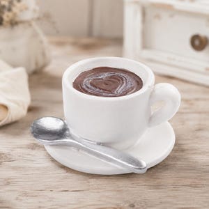 Miniatur Kaffeetasse aus Polyresin 3,5 cm | Puppenhaus & Wichtel Zubehör