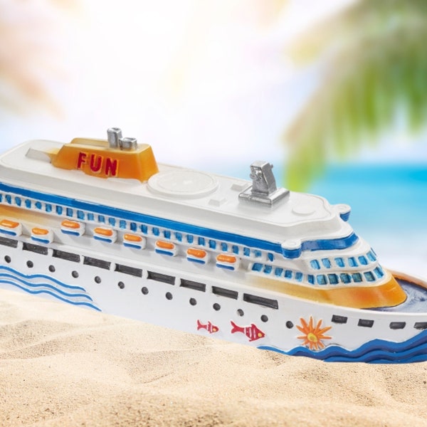 Miniature Cruise Ship , Maritime Decoration Ship , Mini Decoration Figure Boat Maritime , Dollhouse Model Making