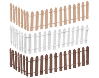 wooden fence | miniature garden fence | gnome door decoration for Christmas | mini furniture | accessories doll's house model making