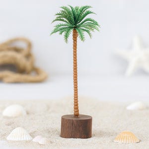 Miniatur Palme | Maritime Dekoration | Mini Dekofigur als Wichtel Zubehör | Puppenhaus Modellbau