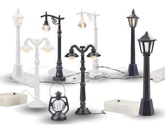 Accessory lantern | miniature street light for Secret Santa door decoration Christmas | mini street lantern | doll's house model making