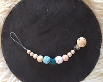 Baby gift birth, pacifier chain