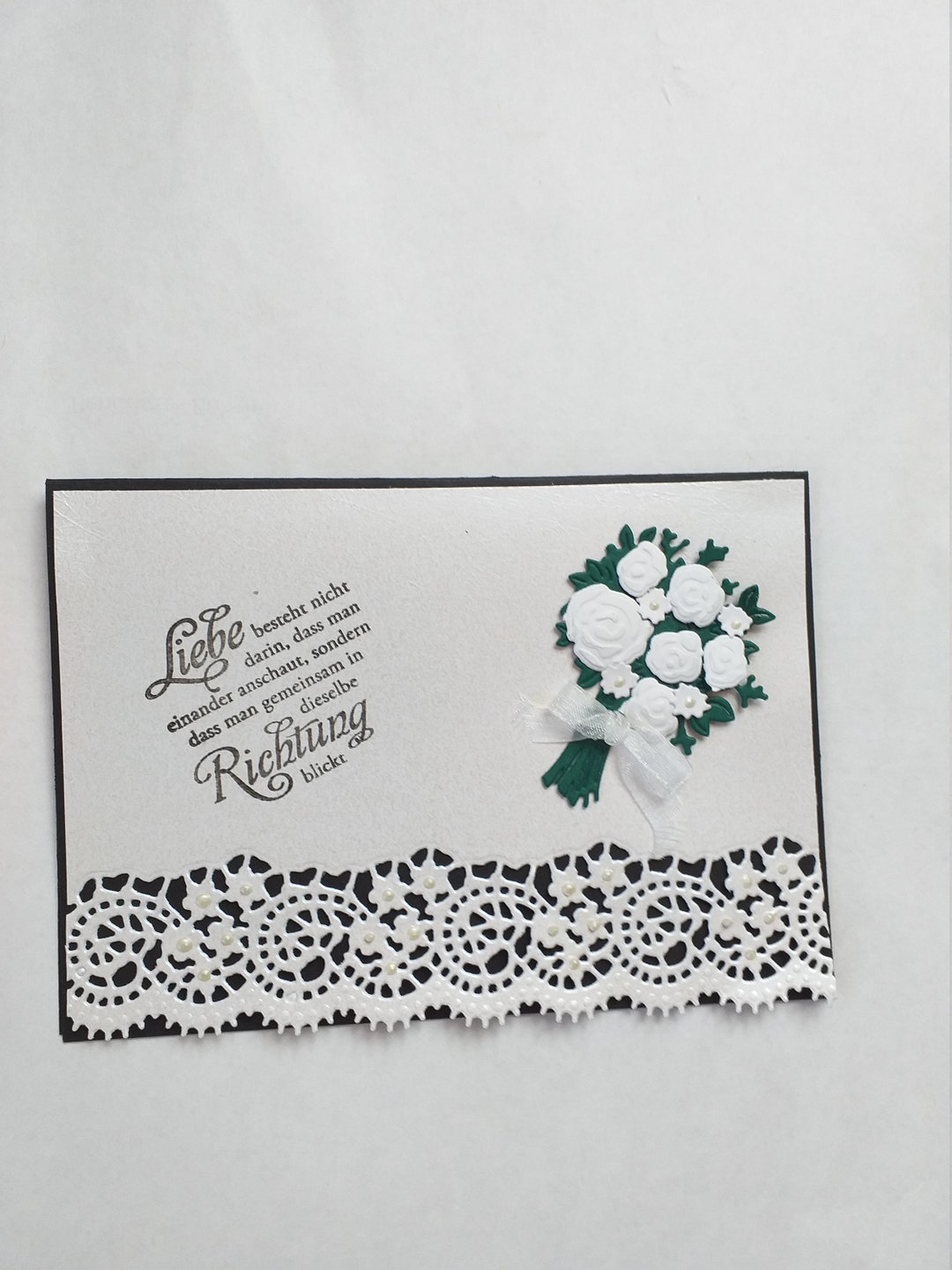 Glückwunschkarte mit Spruch zur Hochzeit Etsy.de