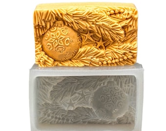 BAUBLE SILICONE MOLD  for soap making  Christmas