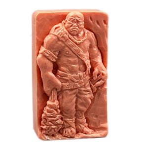 Cyclops Silicone Mold for soap making and other crafts hand carved design
