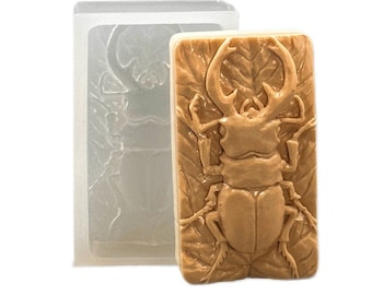 BEETLE SILICONE MOLD for soap making and other crafts
