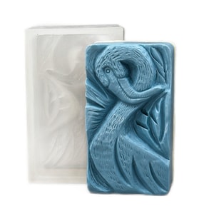 FLAMINGO SILICONE MOLD soap mould  plaster clay wax resin bird flamingos